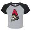 Women's Micro Rib Raglan Baby Tee Thumbnail