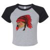 Women's Micro Rib Raglan Baby Tee Thumbnail
