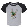 Women's Micro Rib Raglan Baby Tee Thumbnail