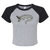 Women's Micro Rib Raglan Baby Tee Thumbnail
