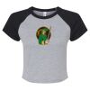 Women's Micro Rib Raglan Baby Tee Thumbnail