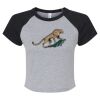 Women's Micro Rib Raglan Baby Tee Thumbnail