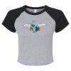 Women's Micro Rib Raglan Baby Tee Thumbnail