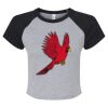 Women's Micro Rib Raglan Baby Tee Thumbnail