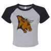 Women's Micro Rib Raglan Baby Tee Thumbnail