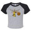 Women's Micro Rib Raglan Baby Tee Thumbnail