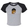 Women's Micro Rib Raglan Baby Tee Thumbnail