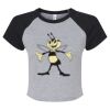 Women's Micro Rib Raglan Baby Tee Thumbnail