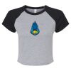 Women's Micro Rib Raglan Baby Tee Thumbnail