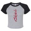Women's Micro Rib Raglan Baby Tee Thumbnail