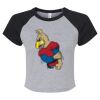 Women's Micro Rib Raglan Baby Tee Thumbnail