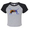 Women's Micro Rib Raglan Baby Tee Thumbnail