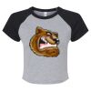Women's Micro Rib Raglan Baby Tee Thumbnail