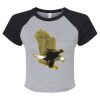 Women's Micro Rib Raglan Baby Tee Thumbnail
