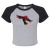 Women's Micro Rib Raglan Baby Tee Thumbnail