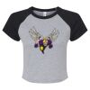 Women's Micro Rib Raglan Baby Tee Thumbnail