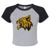 Women's Micro Rib Raglan Baby Tee Thumbnail