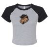 Women's Micro Rib Raglan Baby Tee Thumbnail