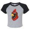 Women's Micro Rib Raglan Baby Tee Thumbnail
