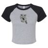 Women's Micro Rib Raglan Baby Tee Thumbnail