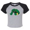 Women's Micro Rib Raglan Baby Tee Thumbnail