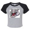 Women's Micro Rib Raglan Baby Tee Thumbnail