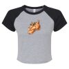 Women's Micro Rib Raglan Baby Tee Thumbnail