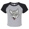 Women's Micro Rib Raglan Baby Tee Thumbnail