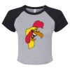 Women's Micro Rib Raglan Baby Tee Thumbnail