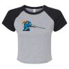 Women's Micro Rib Raglan Baby Tee Thumbnail