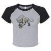 Women's Micro Rib Raglan Baby Tee Thumbnail