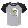 Women's Micro Rib Raglan Baby Tee Thumbnail