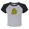 Women's Micro Rib Raglan Baby Tee Thumbnail