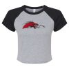 Women's Micro Rib Raglan Baby Tee Thumbnail