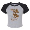 Women's Micro Rib Raglan Baby Tee Thumbnail