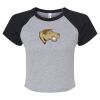 Women's Micro Rib Raglan Baby Tee Thumbnail