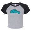 Women's Micro Rib Raglan Baby Tee Thumbnail