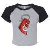 Women's Micro Rib Raglan Baby Tee Thumbnail