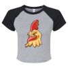 Women's Micro Rib Raglan Baby Tee Thumbnail