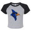 Women's Micro Rib Raglan Baby Tee Thumbnail