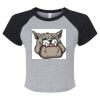 Women's Micro Rib Raglan Baby Tee Thumbnail