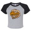 Women's Micro Rib Raglan Baby Tee Thumbnail