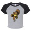 Women's Micro Rib Raglan Baby Tee Thumbnail