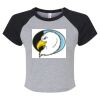 Women's Micro Rib Raglan Baby Tee Thumbnail