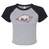 Women's Micro Rib Raglan Baby Tee Thumbnail