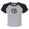Women's Micro Rib Raglan Baby Tee Thumbnail