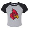 Women's Micro Rib Raglan Baby Tee Thumbnail
