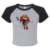 Women's Micro Rib Raglan Baby Tee Thumbnail