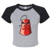 Women's Micro Rib Raglan Baby Tee Thumbnail