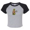 Women's Micro Rib Raglan Baby Tee Thumbnail